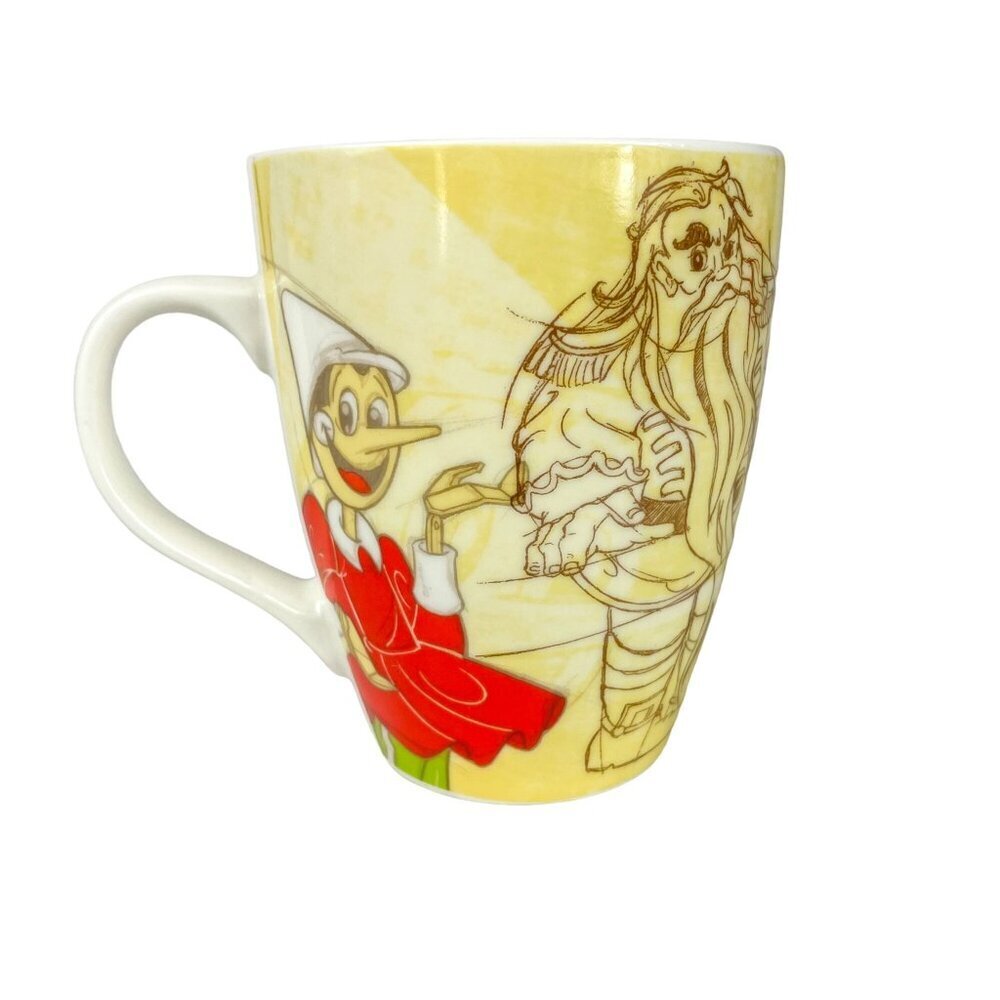 Brandani Pinocchio Foundazione Collodi Illustrations Porcelain Mug Cup 1997